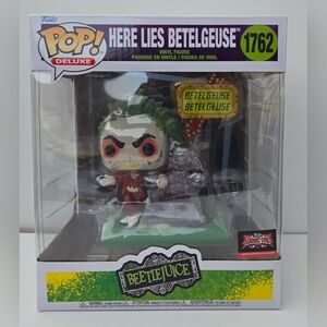 Funko Pop Deluxe Here Lies BetelGeuse Beetlejuice Target Con Special Editon